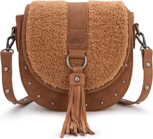 Wrangler Crossbody Bag Western Flap Purse for Women Travel
