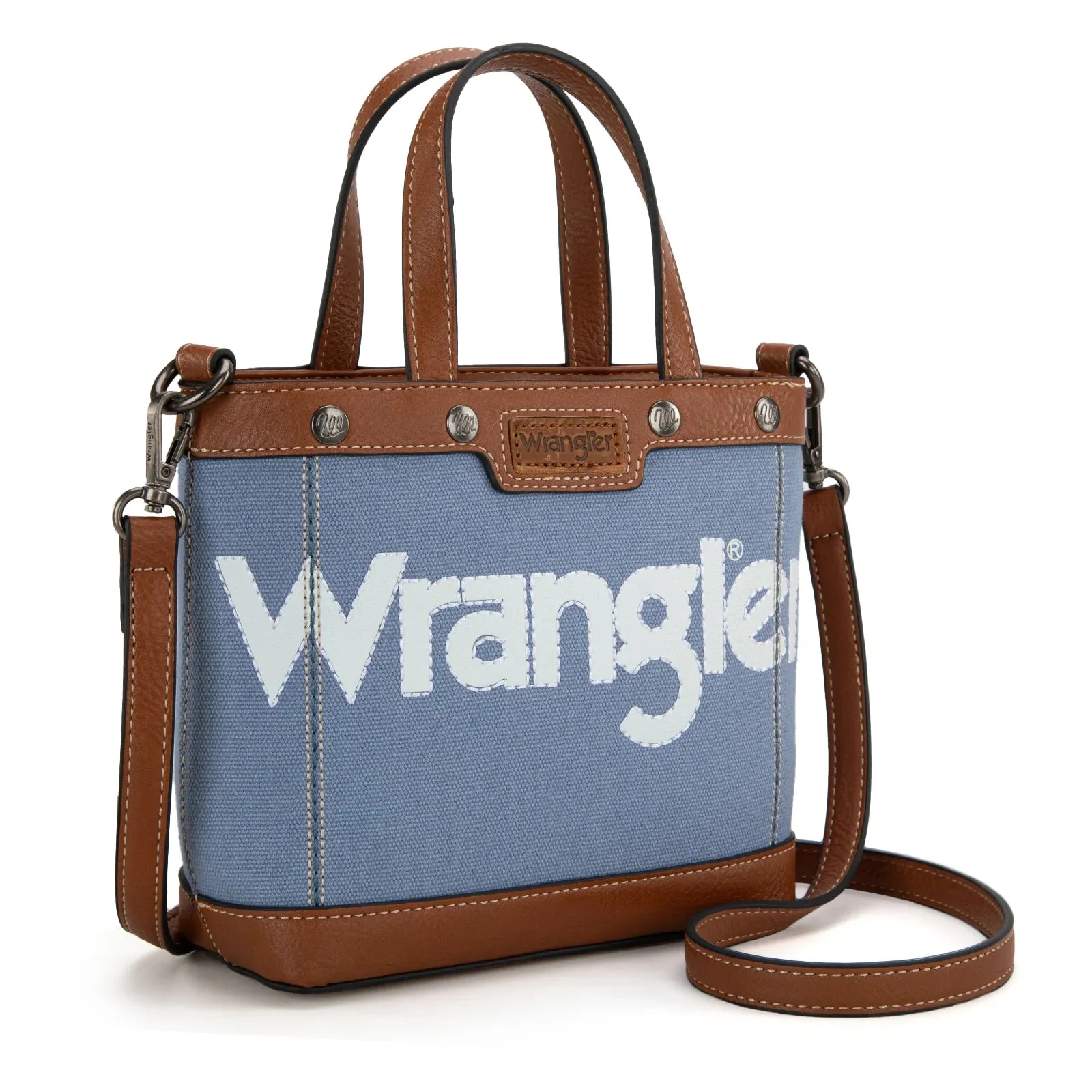 Wrangler Jean Canvas Mini Top Handle Tote/Crossbody - WG142-2005JN