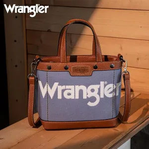 Wrangler Jean Canvas Mini Top Handle Tote/Crossbody - WG142-2005JN