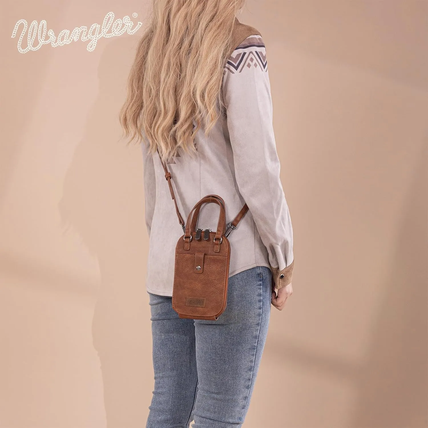 Wrangler Mini Cellphone Purse Crossbody Phone Bag for Women