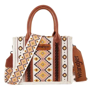 Wrangler Small Crossbody Canvas Tote - Coffee - WG22028120SCF