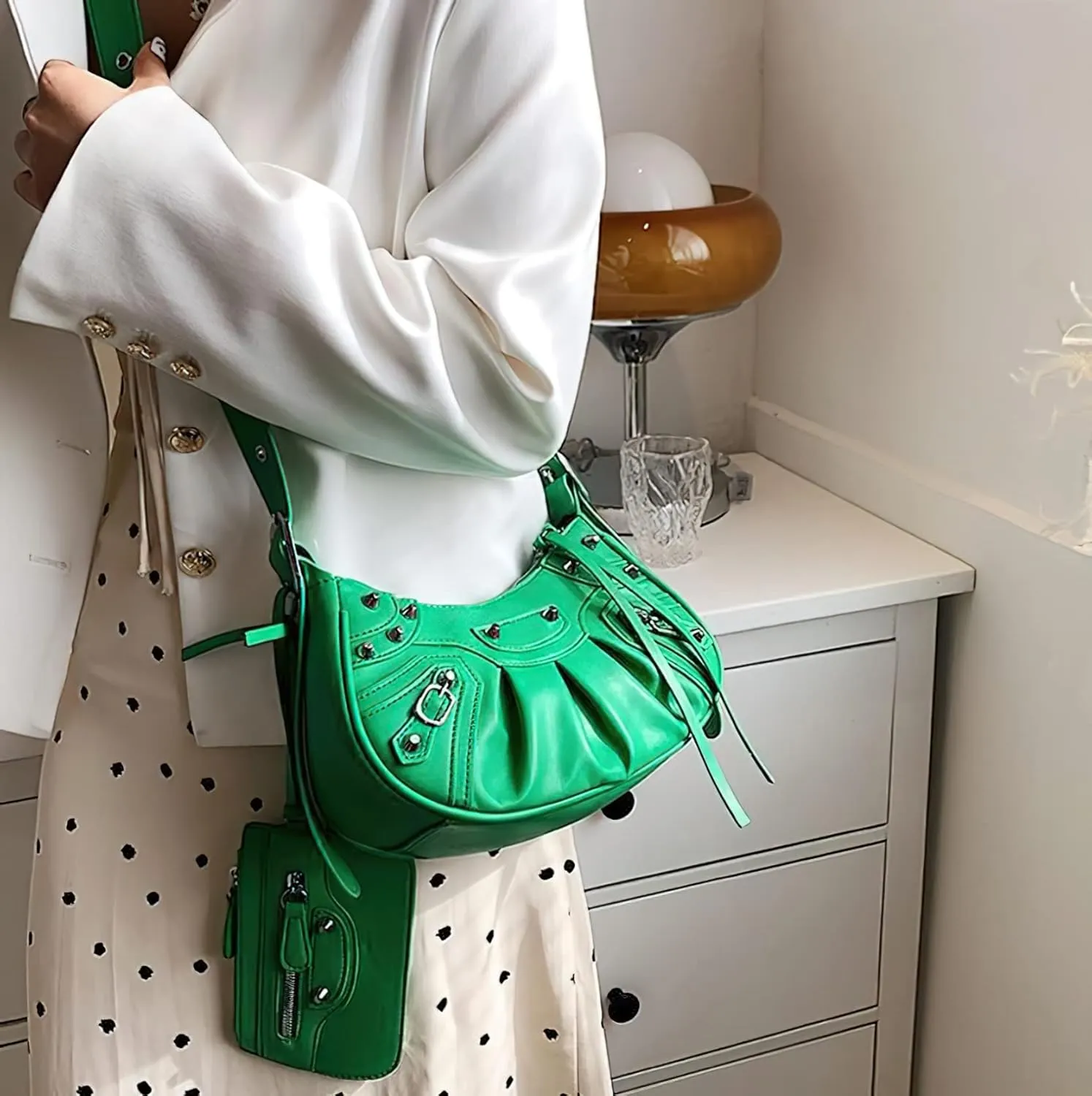 Y2k Purse Crossbody Bags for Women Trendy Y2k Bag Adjustable Strap Shoulder Bag for Women Sling Bags for Women