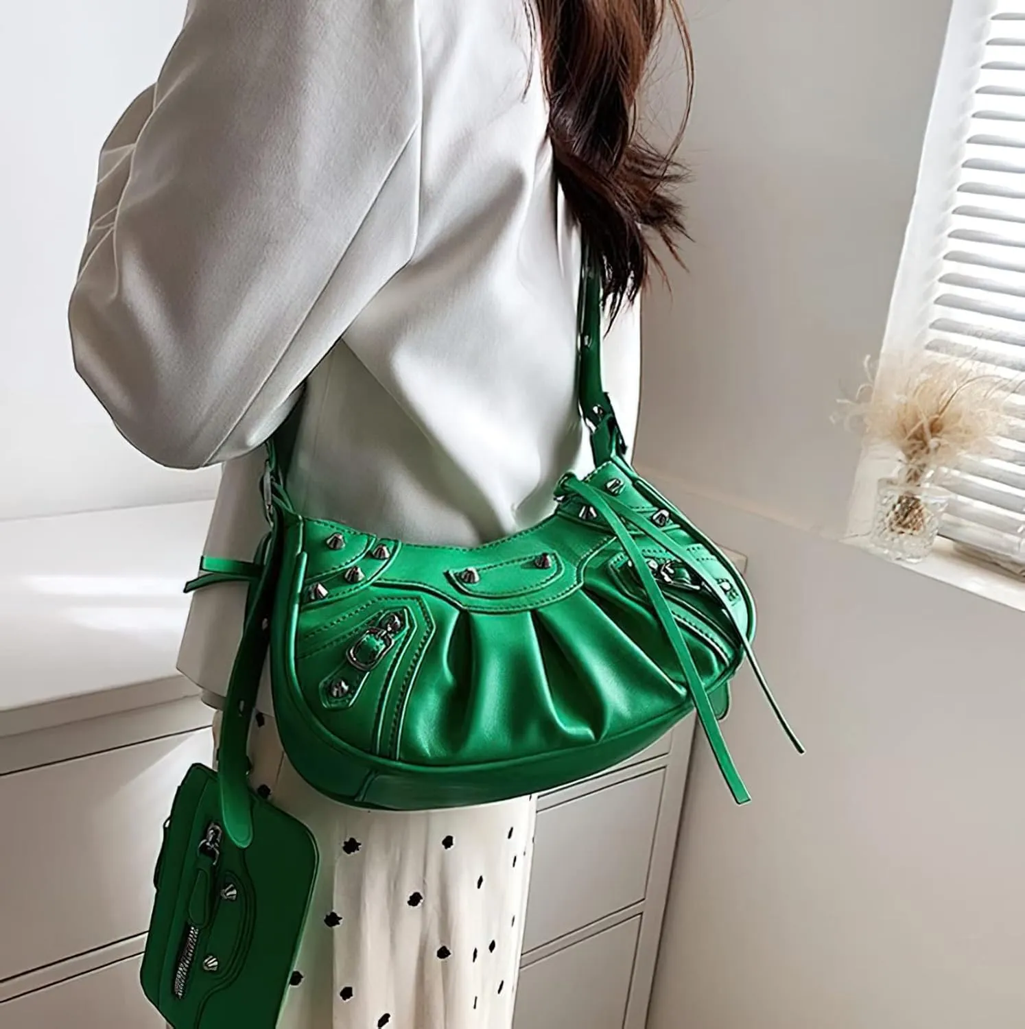 Y2k Purse Crossbody Bags for Women Trendy Y2k Bag Adjustable Strap Shoulder Bag for Women Sling Bags for Women