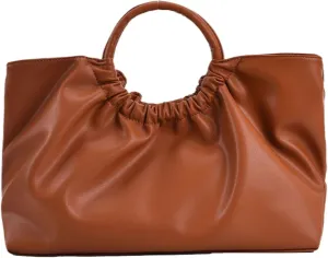 Y2k Squeeze Top Handle Bags Crossbody Purses Women 2025 Trendy Designer Handbag Small Tote Bag