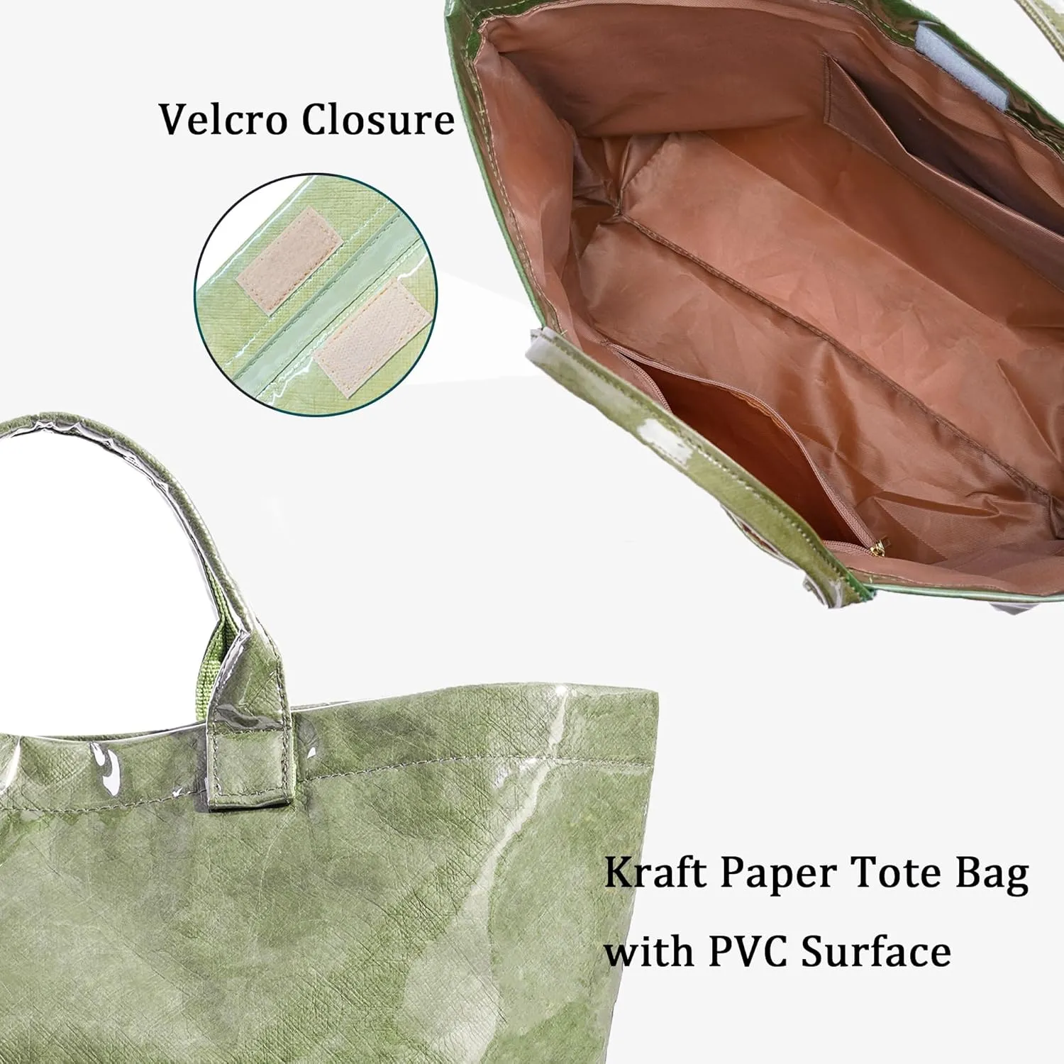 YFGBCX PVC Tote Bag for Women,Leopard Print Purse, Cheetah Letter Print Tote Handbag Clear PVC Carry All Bag Hobo Handbag