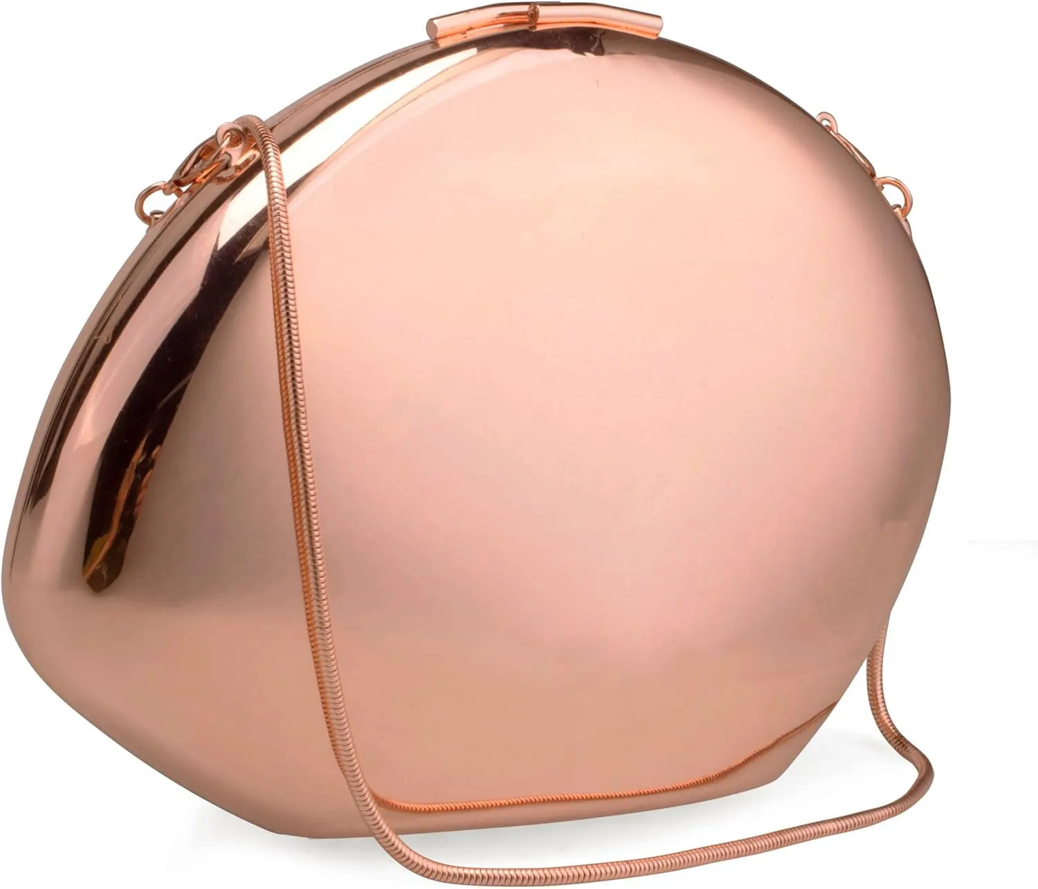 YYW Evening Clutch Purse for Women Metal Reflective Shoulder Bag Unique Handbag for Wedding Party Prom