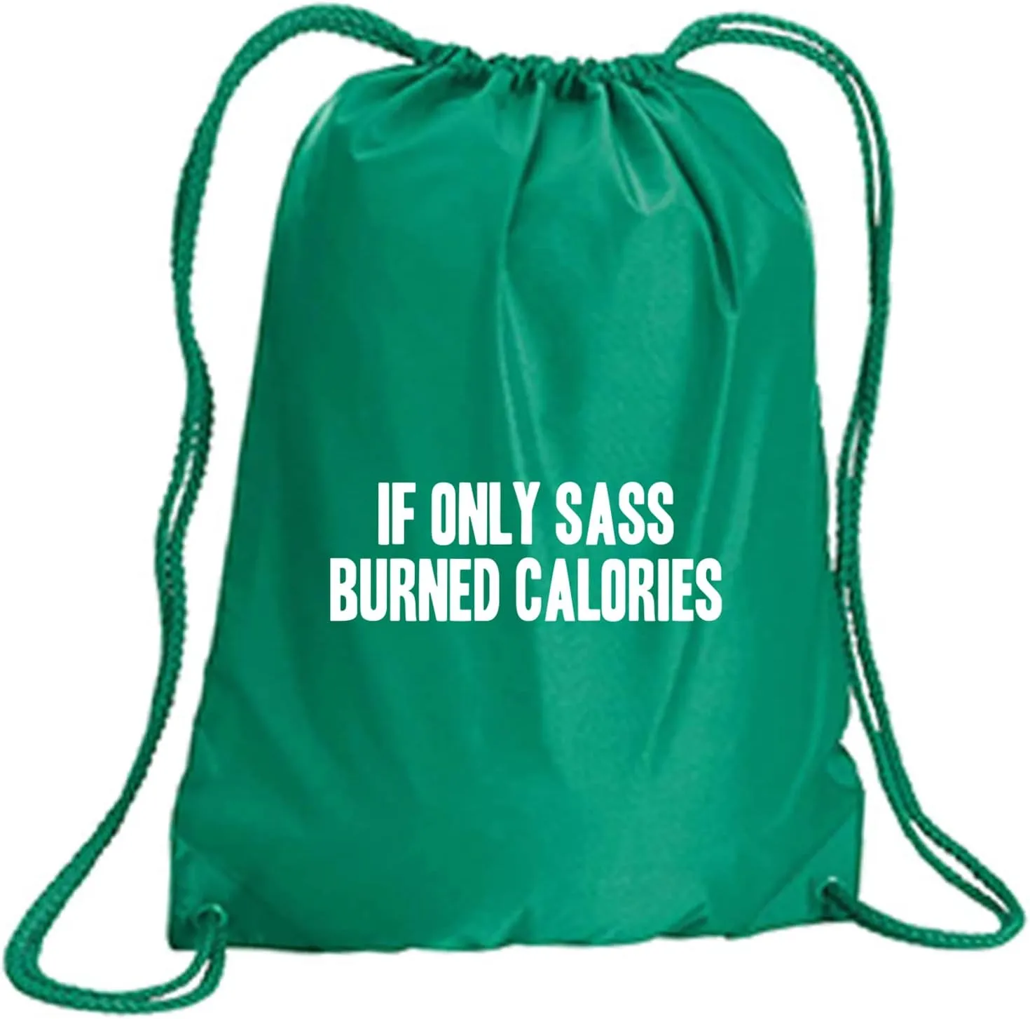 zerogravitee If Only Sass Burned Calories Cinch Pack in Kelly - Large 17x20
