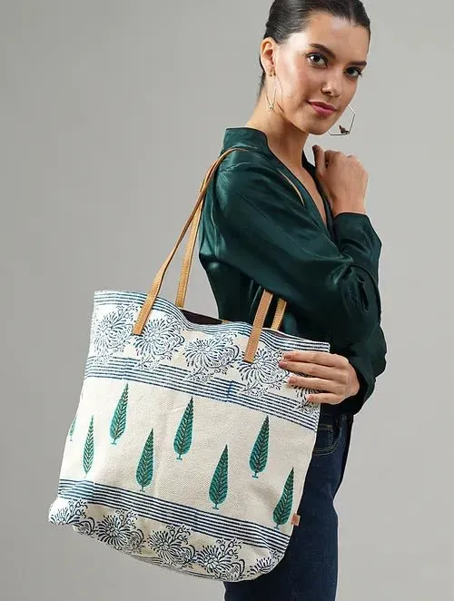 ZINK - BLOCK PRINTED TOTE   BAG
