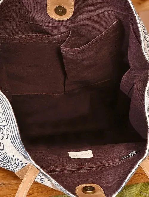 ZINK - BLOCK PRINTED TOTE   BAG